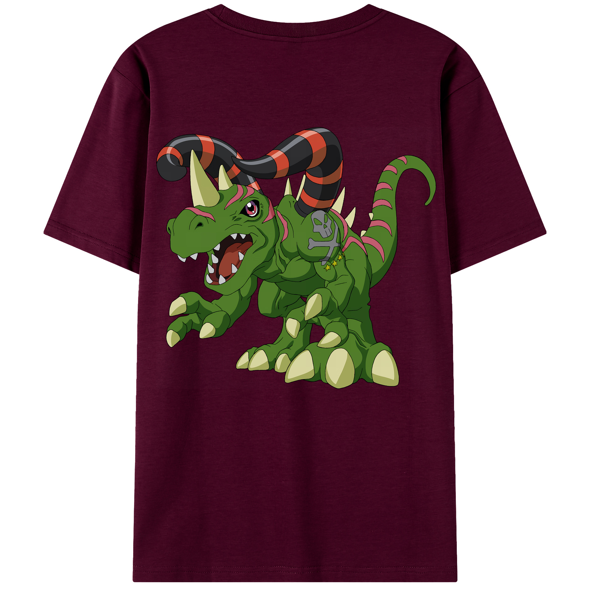 （画像用） Digimon デジタルモンスター/デジモン レディース半袖Tシャツ(バックプリント)